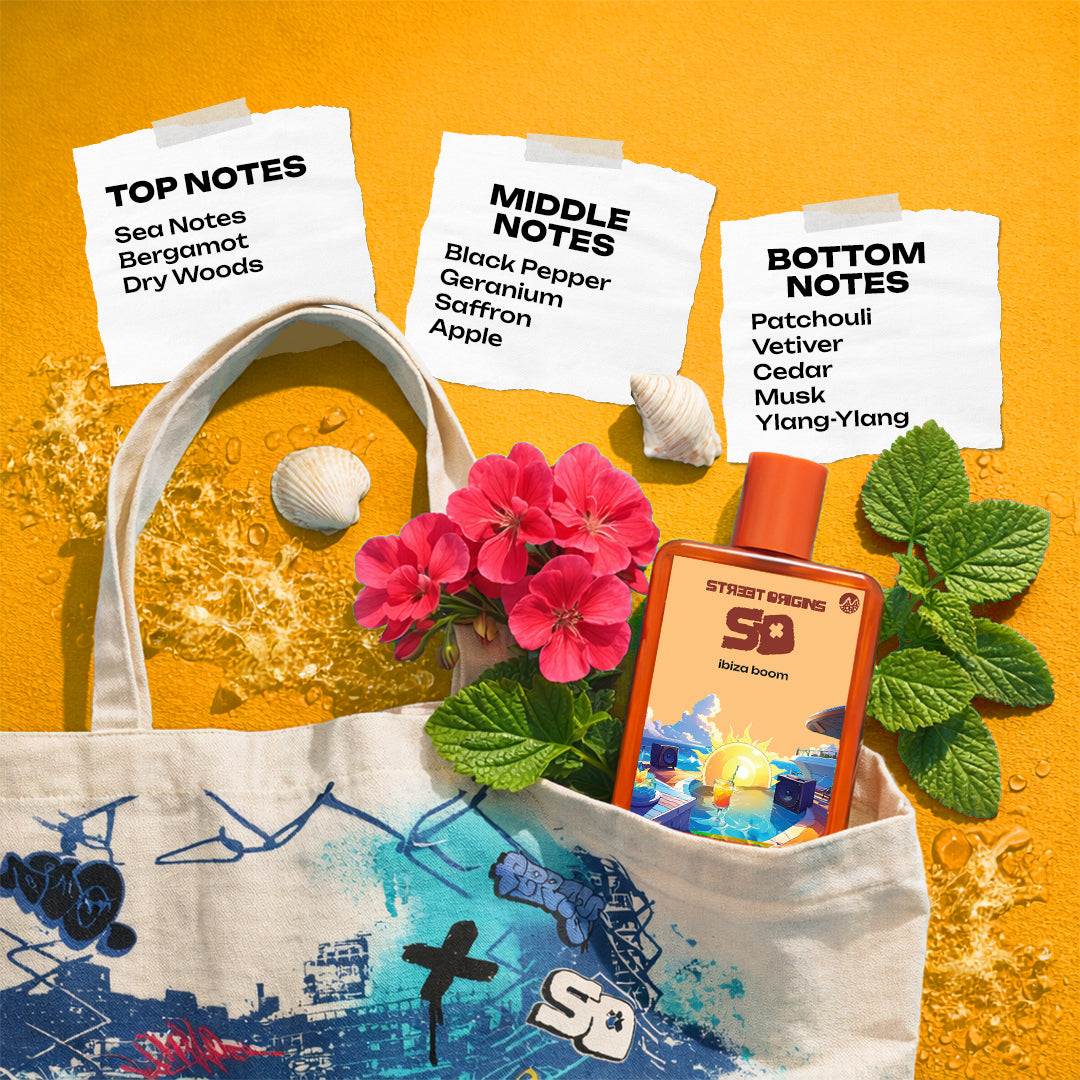 Fresh & Bold, Him  :  Ibiza Boom + Oui Belong In Paris